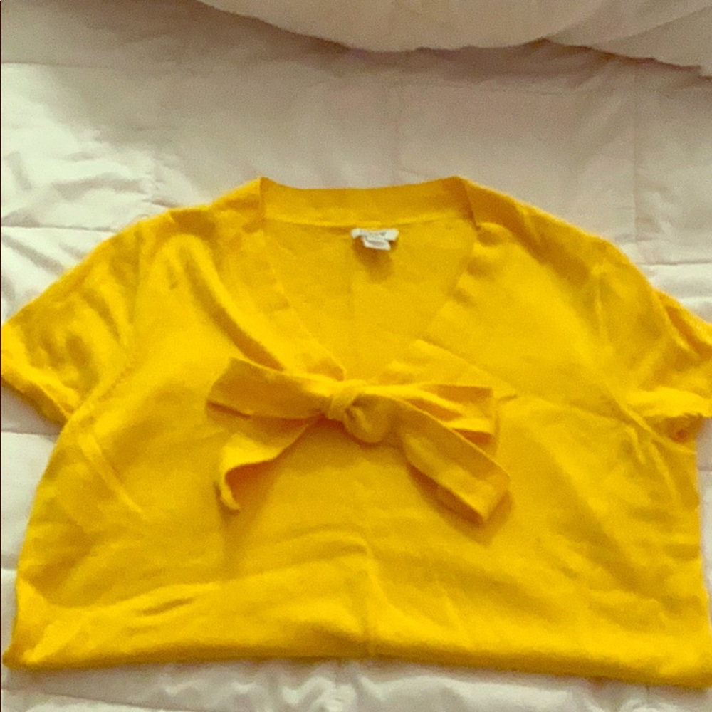 J Crew Factory tied blouse S